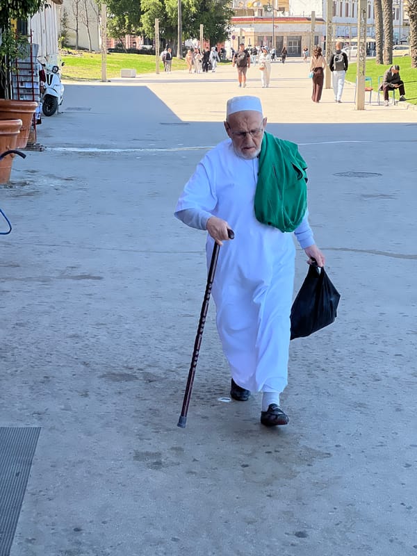 Daily street scenes capture pedestrian life in Tangier