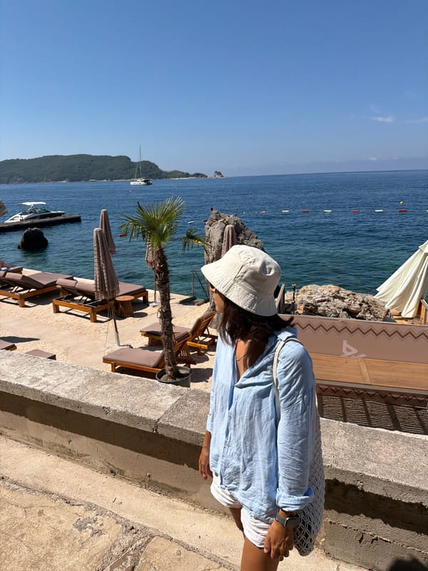Summer morning in full swing along the Budva Riviera