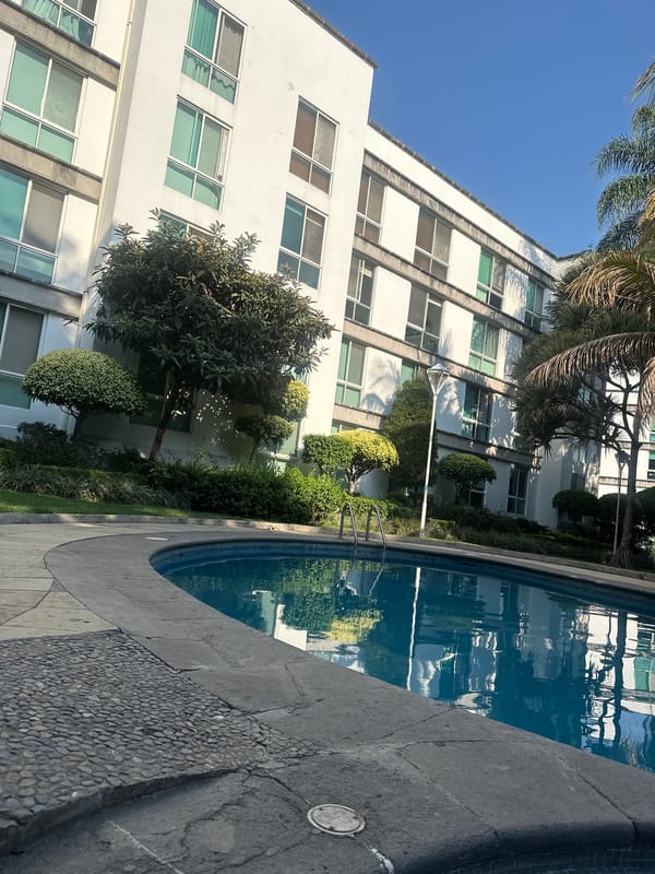 Swimming pool observed in Cuernavaca, Mexico