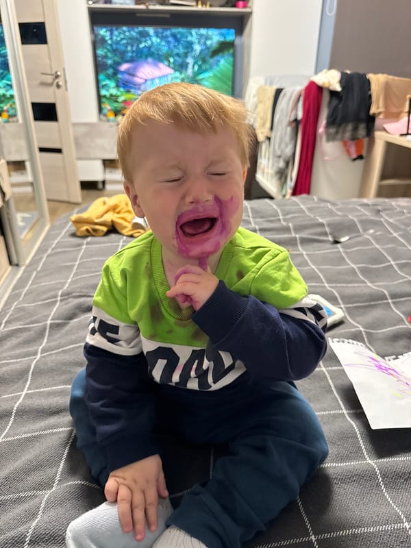 Morning family moments documented in Khabarovsk home