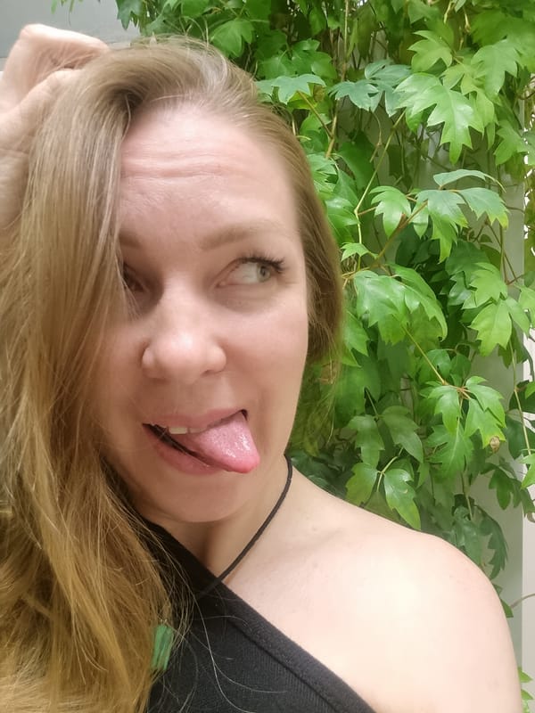 Woman photographs herself in multiple poses in Kemul, Russia