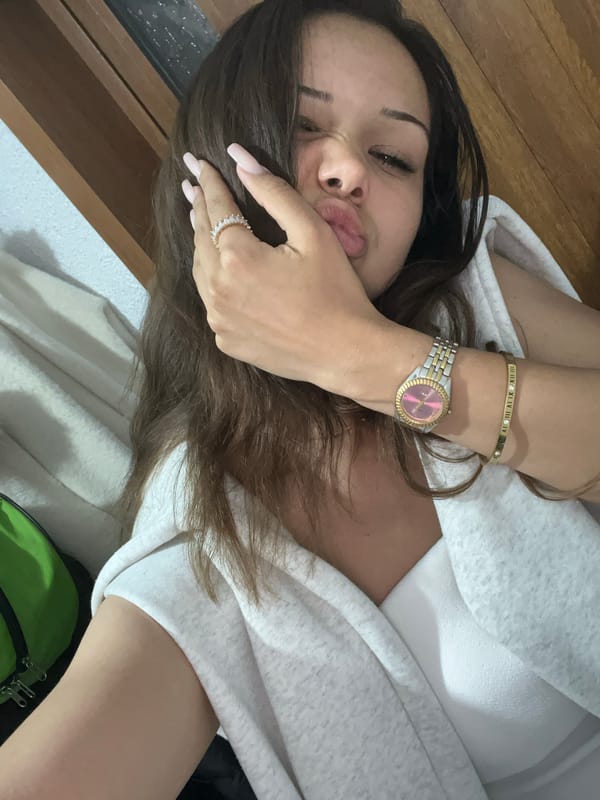 Young woman's casual moments captured across two hours