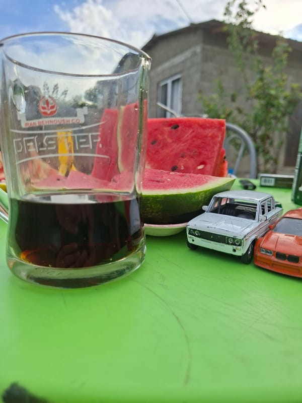 Lazy summer afternoon at home in Tbilisi, Georgia