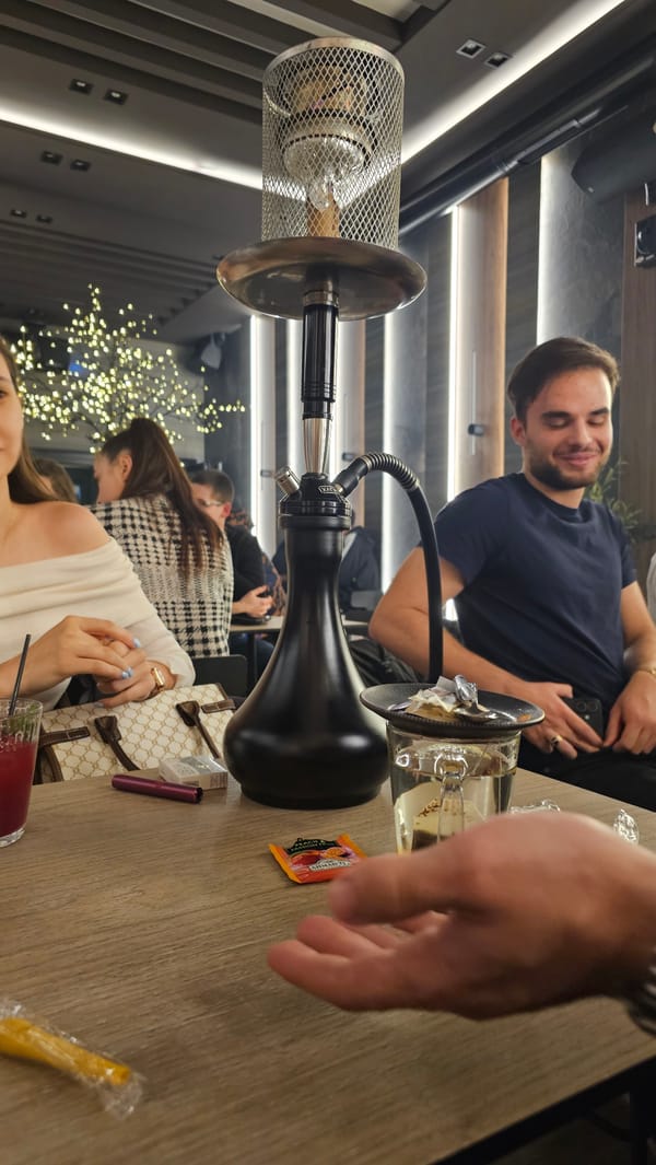 Evening dining and cinema experience documented in Plovdiv