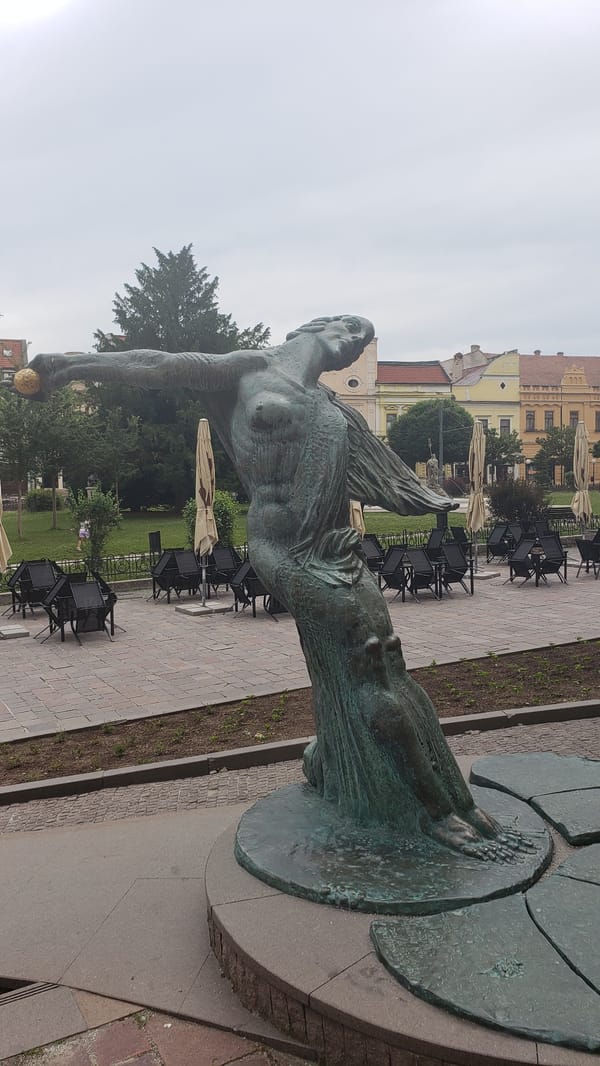 Strolling Prešov's historic center, monuments and all