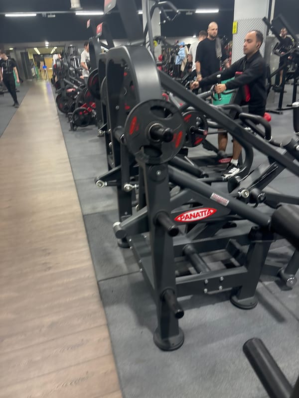 Gym workout session captured in Varna, Bulgaria