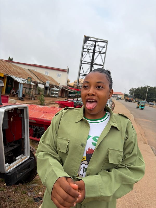 NYSC members and street life around Jos, Nigeria