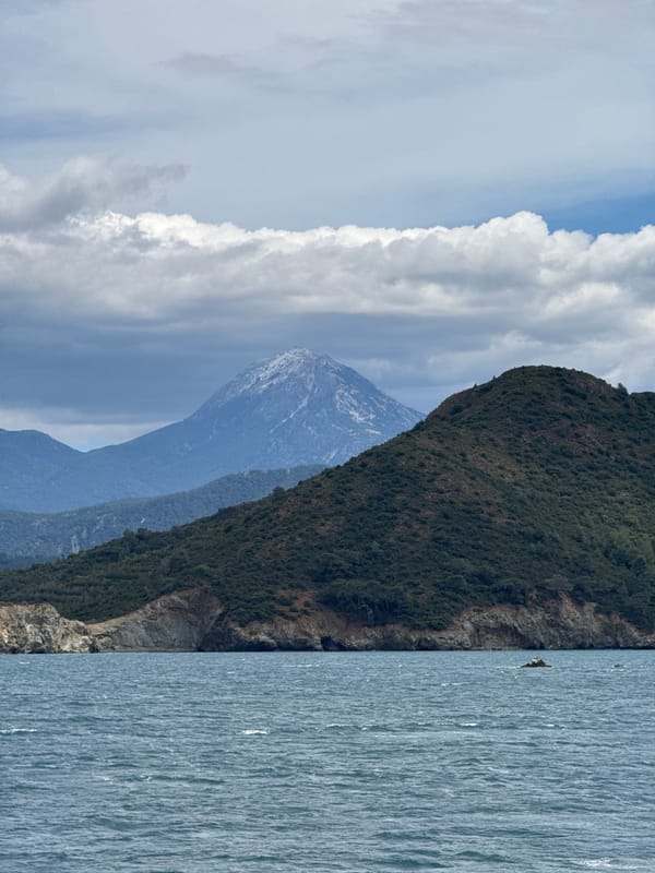 Landscape and skin closeup captured in Fethiye, Turkey