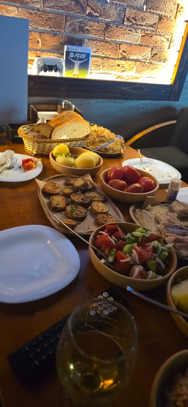 Food, gaming controllers, and sports TV in Krasnodar