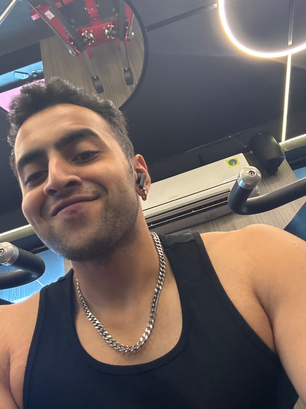 Late Night Gym Session with Selfies in Kolkata
