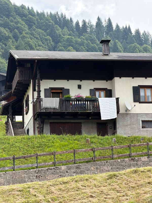 Morning stroll through Sauris, a remote alpine village in the Carnic Alps