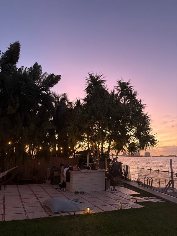 Sunset captured by witnesses in Miami Beach
