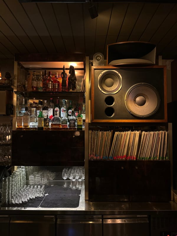 Tel Aviv record bar Alfa Omega documented over three hours