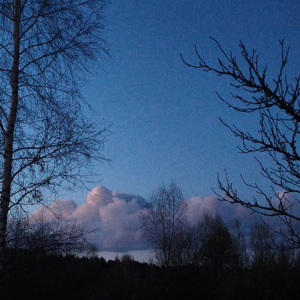 Spring weather transitions observed in rural Belarus village