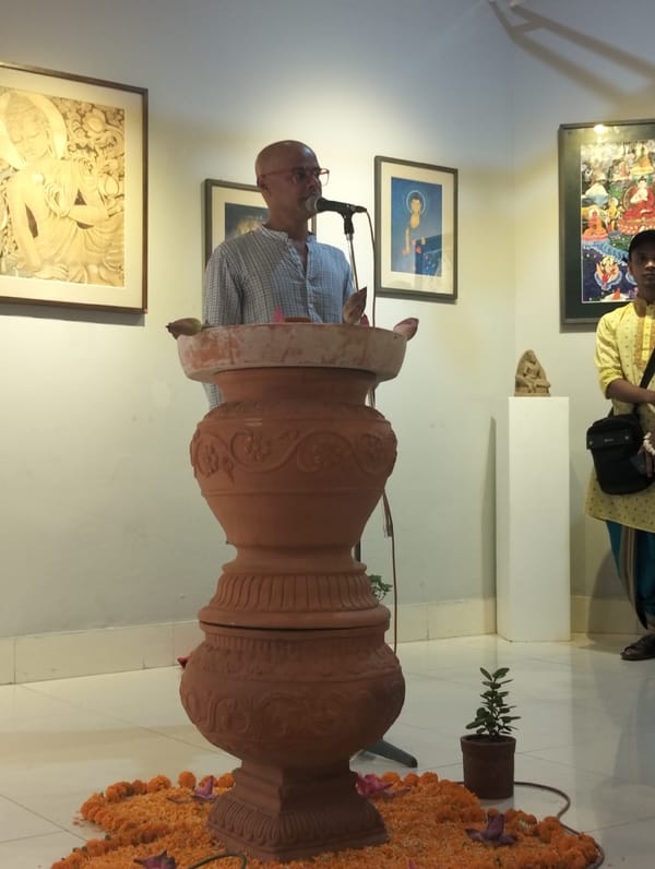Classical dance performance highlights Buddhist art exhibition in Dhaka