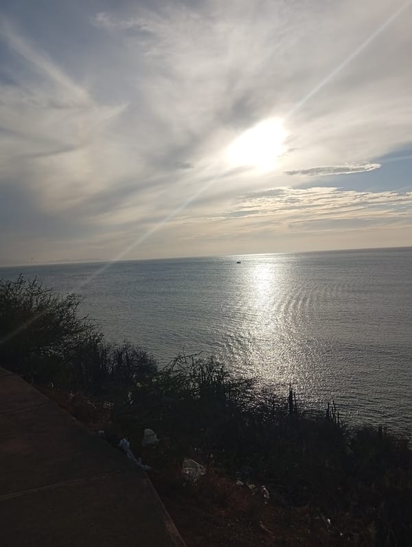 Coastal scenes documented across Juan Griego bay over 13 minutes