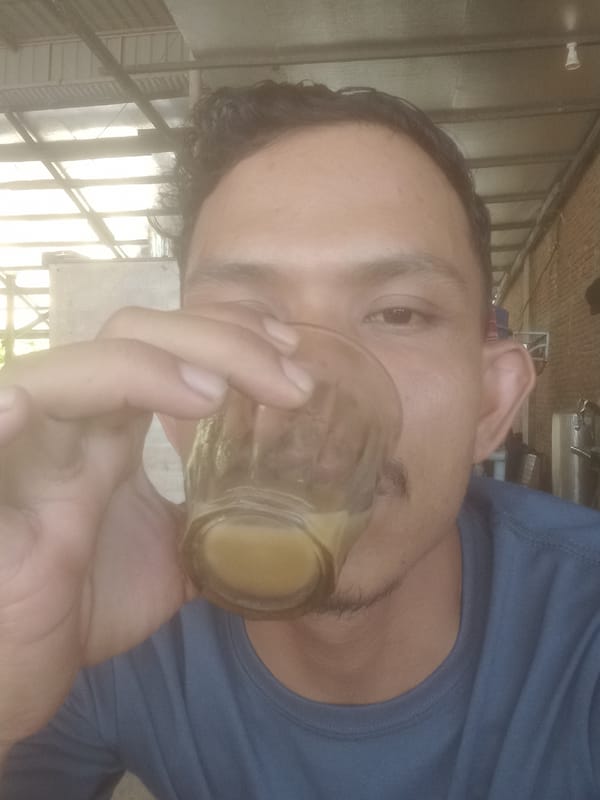 Morning coffee at a roadside café in Aceh, Indonesia