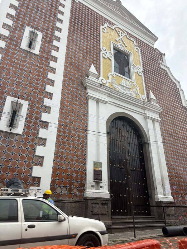 Colonial architecture documented in historic Puebla, Mexico