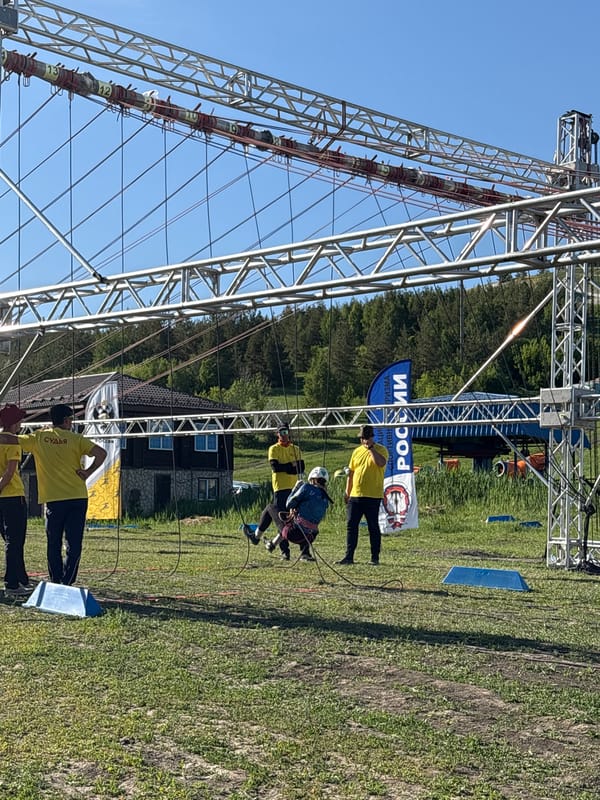 Obstacle course competition held in Khvalynsk, Russia