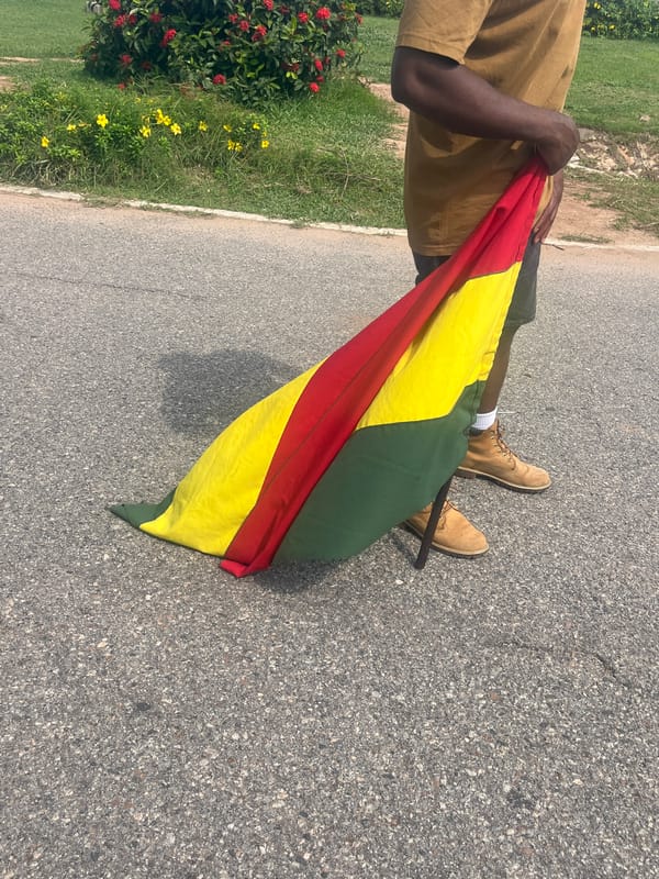 Black Star Square and Accra Sports Stadium, mid-afternoon