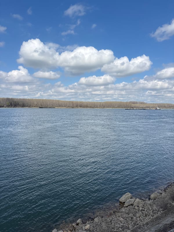 Danube River scenes captured in Silistra, Bulgaria