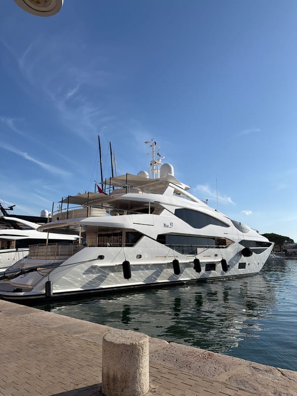 Afternoon tour of Saint-Tropez marina, cafés and historic streets documented