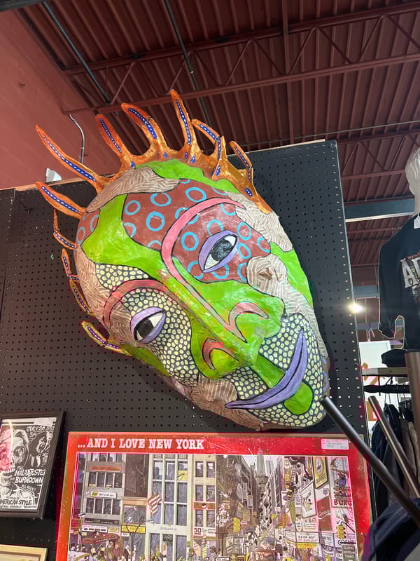 Vintage shop visit documented in Newburgh, New York