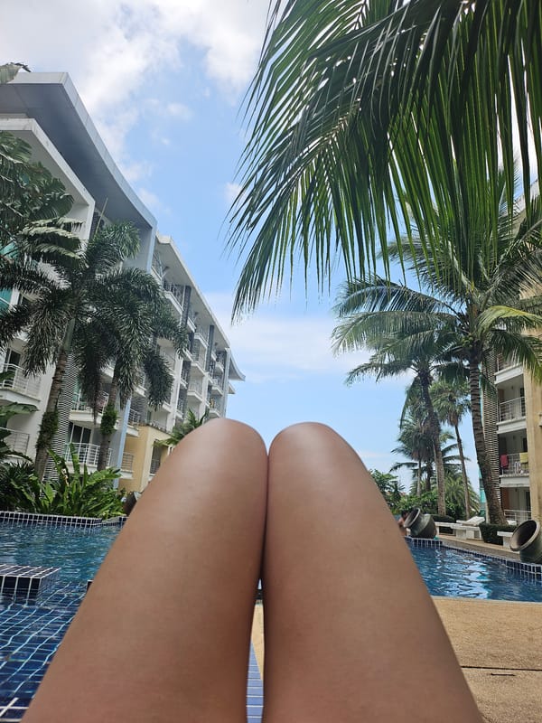Lazy poolside afternoon at a Kathu resort