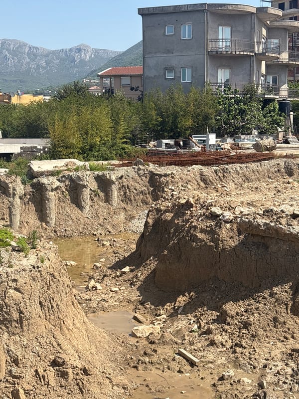 Construction Activity Documented Across Montenegro Communities Friday Morning