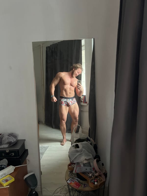 Morning routine documented in snowy Saint Petersburg apartment