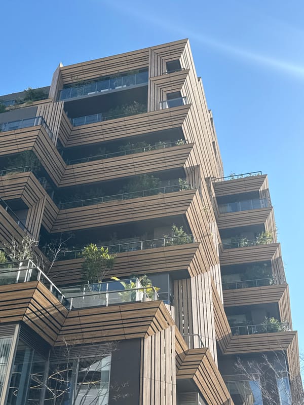 Morning architectural photography captured in Shibuya district, Tokyo