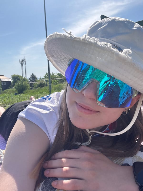 Young people gather for outdoor recreation in Khvalynsk field