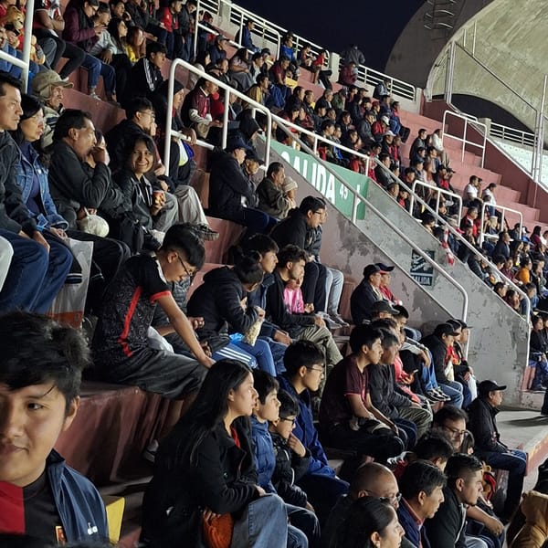 Soccer match draws crowds, police presence at Arequipa stadium