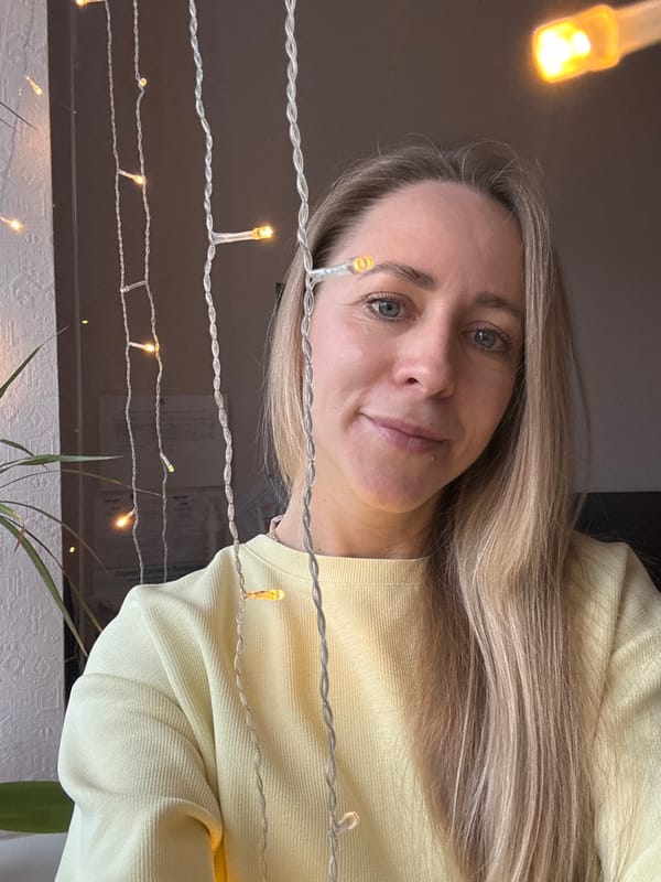 Woman photographed indoors in Chaikovsky, Russia early morning