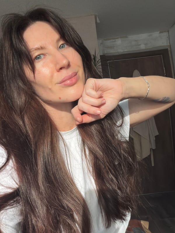 Woman documents quiet afternoon at home in Perm