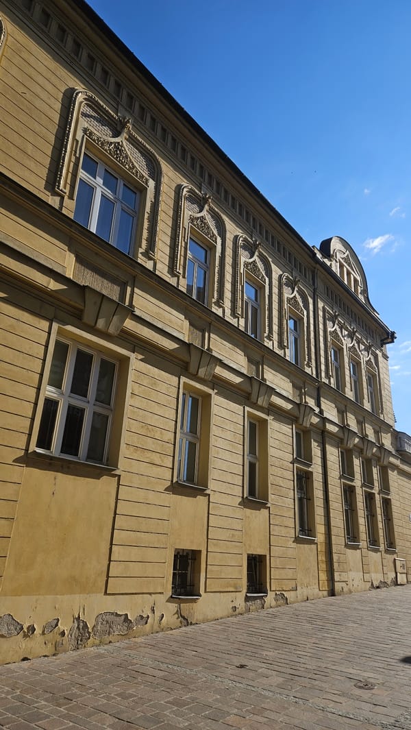 Strolling through central Prešov on a sunny June morning