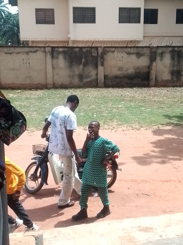 Everyday street life captured in Orlu, Nigeria