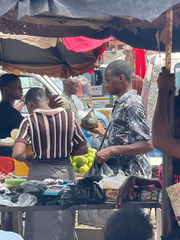 Busy street markets operate across Onitsha and Nkpor Nigeria