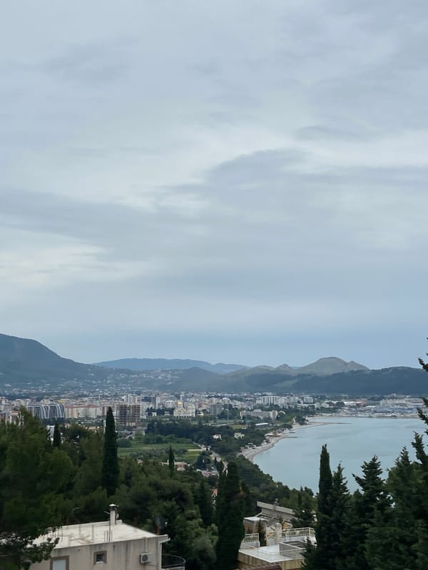 Morning coastal views documented in Šušanj, Montenegro