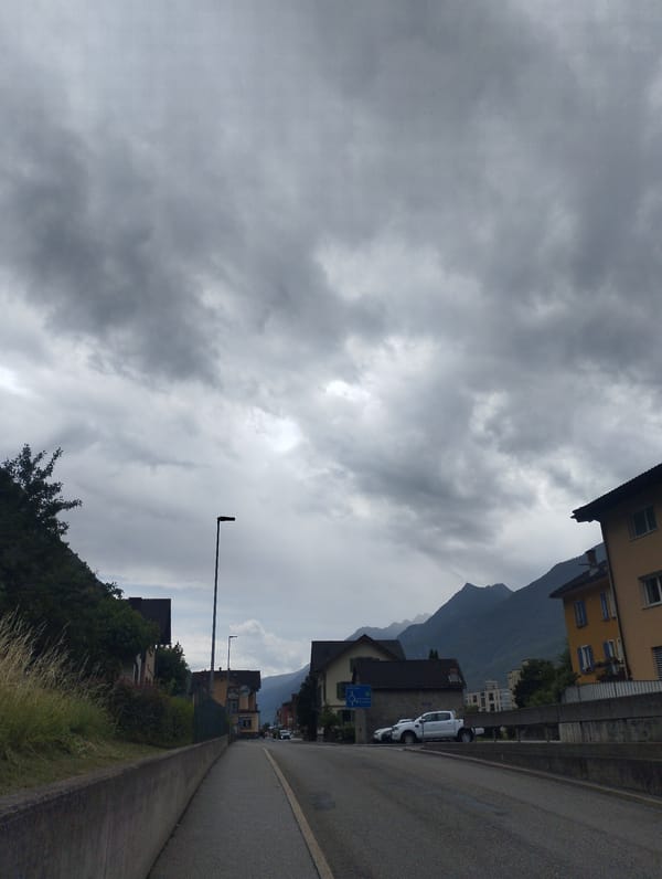 Morning walking tour documents everyday life in Biasca, Switzerland
