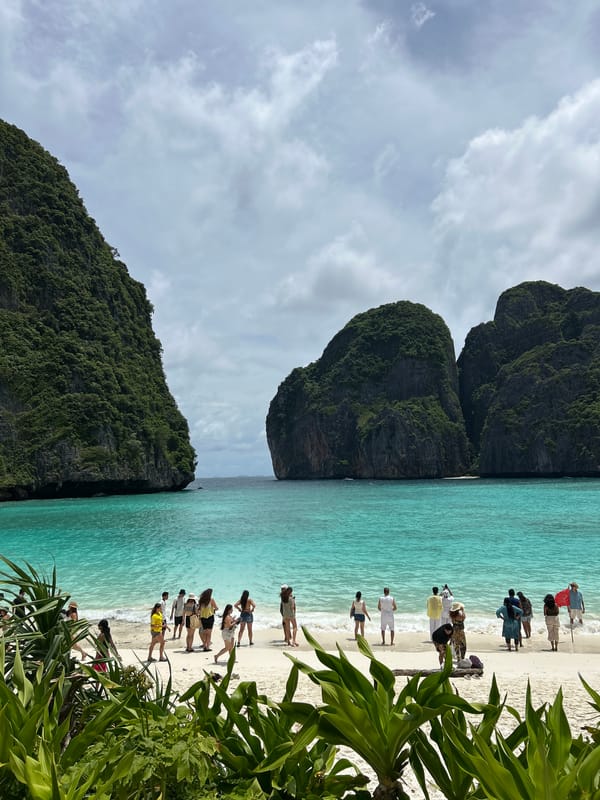 Maya Bay and Ao Nang beaches seen from multiple angles