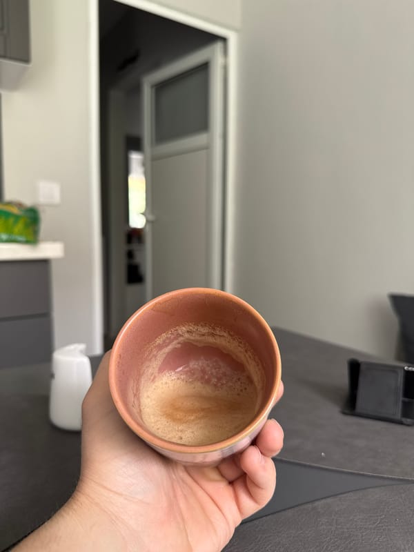 Morning coffee routine captured in Stara Zagora kitchen