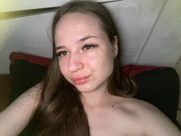 Bedroom selfie session, multiple angles over eight minutes