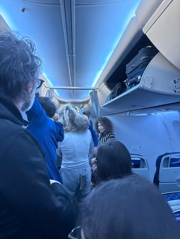 Aircraft cabin interior documented over Sdot Dan Regional Council