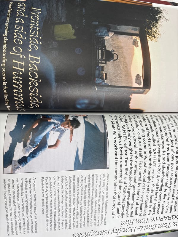 Manchester resident captures magazine spread and desk items