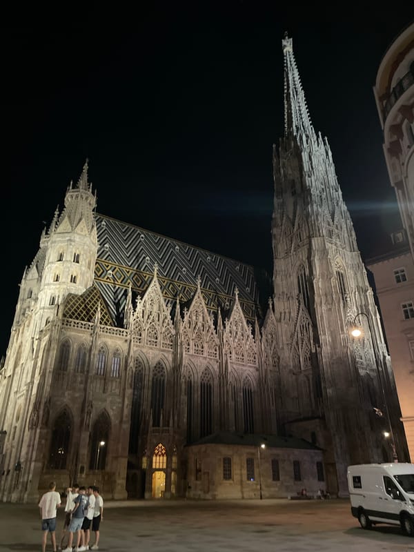 A summer night at Vienna's St. Stephen's Cathedral