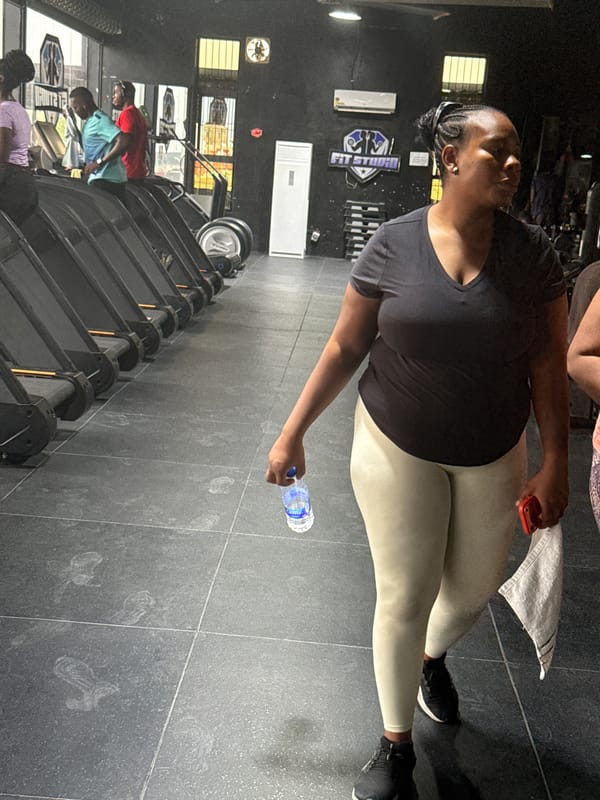 Morning workout session documented at Rubuchi gym facility