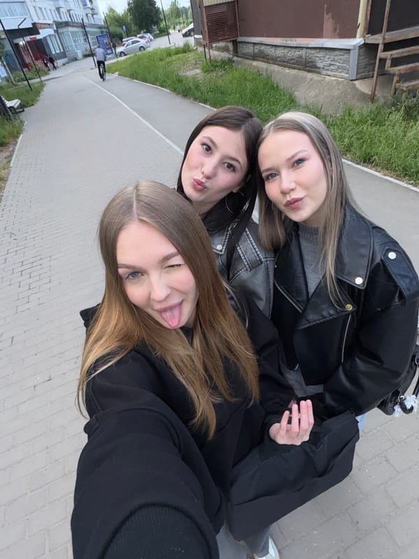 Young Women Document Late Night Outing in Chaikovsky, Russia
