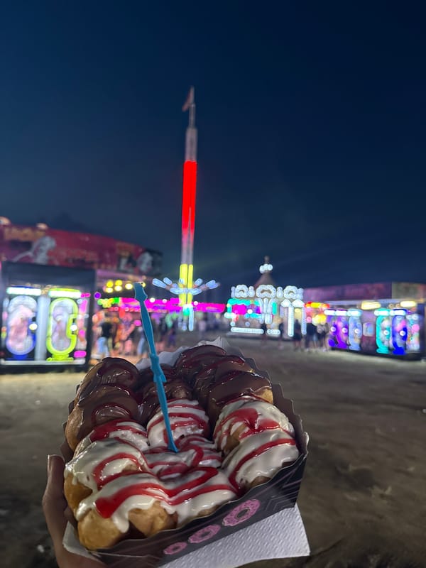 Fairground event with concert draws crowds in Kazanlak, Bulgaria