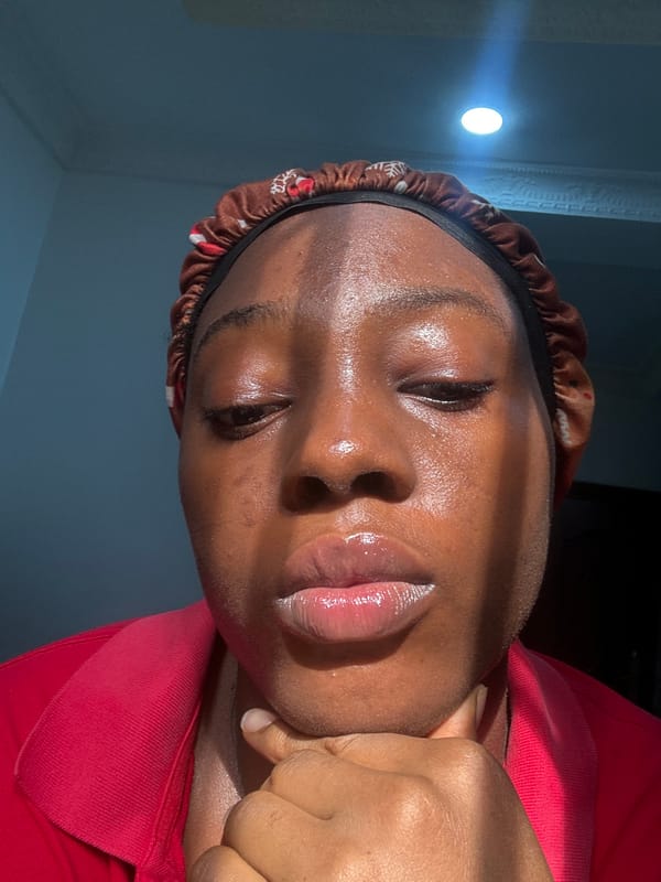 Person resting captured in Gwarinpa, Nigeria